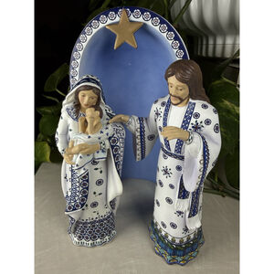 Hawthorne Village The Silent Night Nativity Collection Mary Jesus Joseph Crèche